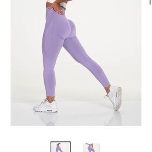 NVGTN lilac contour seamless leggings Med
